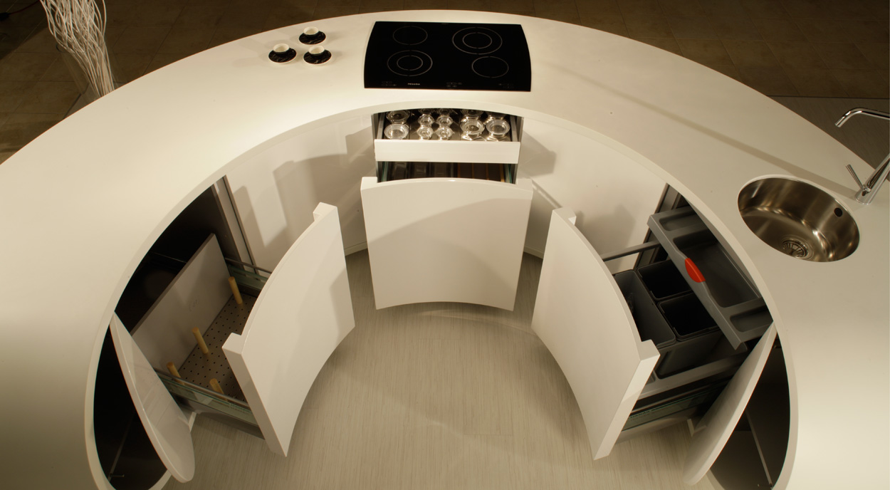 hanak kuchyne galaxie bila3