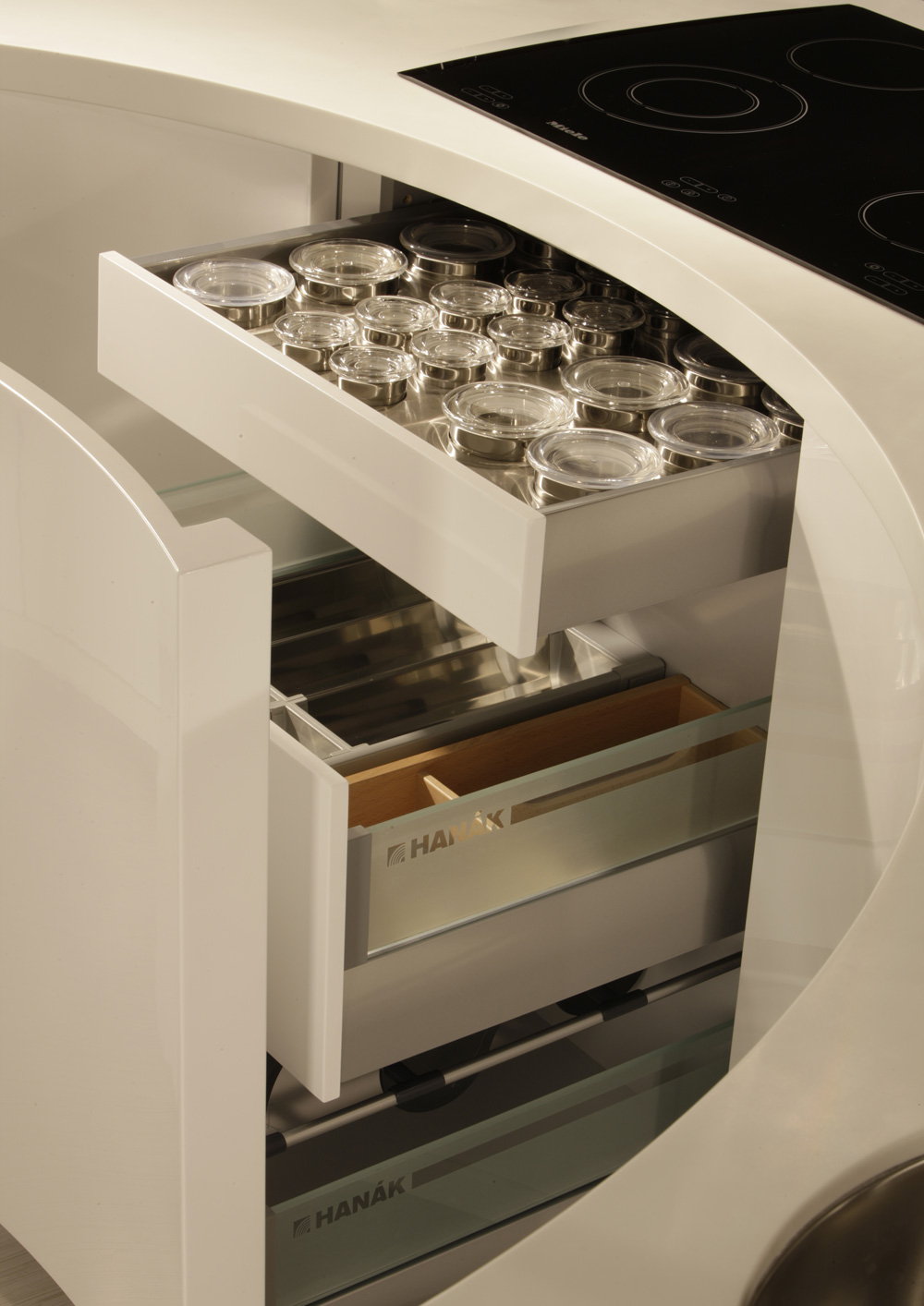 hanak kuchyne galaxie bila4