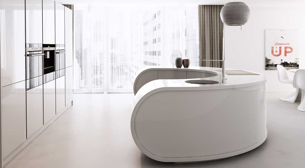 hanak premium kuchyne galaxie elite bila 3